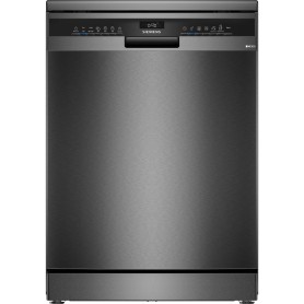 SIEMENS SN23EC03ME - LAVASTOVIGLIE iQ300 LIBERA INSTALLAZIONE, ACCIAIO INOX NERO, CASSETTO, WIFI, 60 CM