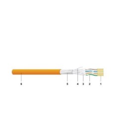 CAVO F/FTP CAT.6A B2CA ARANC 1000M (19145400BK)