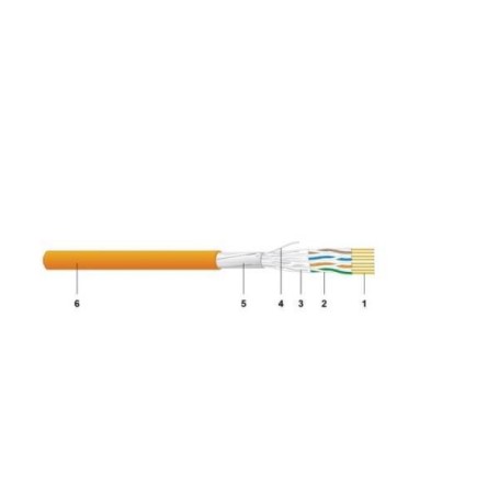 CAVO F/FTP CAT.6A B2CA ARANC 1000M (19145400BK)