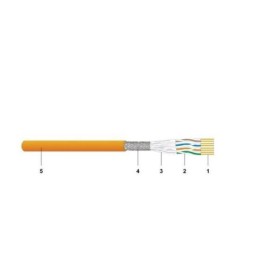 CAVO S/FTP CAT.7 DCA ARANCIO 1000M (18291100DK)