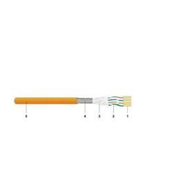 CAVO S/FTP CAT.6A DCA ARANCIO 1000M (18292400DK)