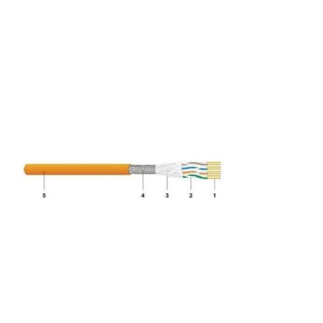 CAVO S/FTP CAT.6A DCA ARANCIO 1000M (18292400DK)