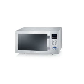 Severin MW 7751 forno a microonde Superficie piana Microonde con grill 20 L 800 W Argento, Acciaio inossidabile