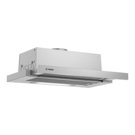 BOSCH DFT63AC50 - CAPPA A SCHERMO PIATTO SERIE 4, ARGENTO, CON MANIGLIA, TASTI A CORSA CORTA, 60 CM