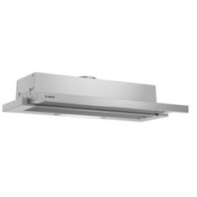 BOSCH DFT93AC50 - CAPPA A SCHERMO PIATTO SERIE 4, ARGENTO, CON MANIGLIA, TASTI A CORSA CORTA, 90 CM