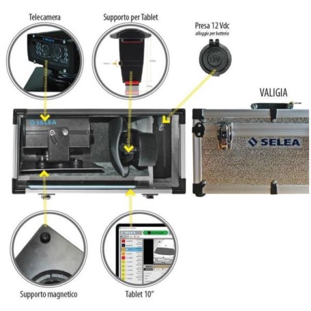 KIT TARGA SCANNER LENTE 8MM (E-TARGASCANNER8)