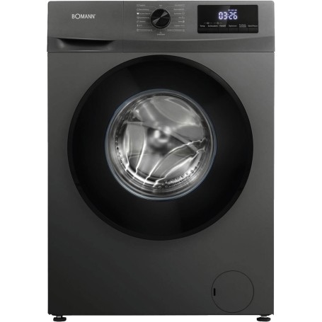 Bomann WA 7175, lavatrice (titanio/nero, 60 cm) (771751)