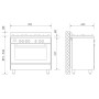 DeLonghi PRO96IMXL2-DE - Cucina 90 cm - Induzione