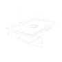 ELICA NIKOLATESLA SWITCH WH/A/83 - PRF0146216A - PIANO COTTURA A INDUZIONE CON ASPIRANTE, 83 CM