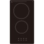 PKM EB-DCF-2X vetroceramica - doppia piastra riscaldante, controllo touch sensore, 9 livelli di calore, timer, nero
