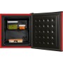 Mini congelatore Exquisit GB40-150E Stand, 47 cm di larghezza, 31L, impostazione della temperatura, rosso