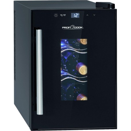 Frigorifero con porta in vetro ProfiCook PC-WK 1230 , 17L, larghezza 25cm, controllo touch tramite sensore
