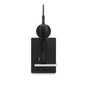 EPOS | SENNHEISER IMPACT D 10 USB ML - EU Cuffia Aggancio, Padiglione auricolare, Passanuca Nero, Argento (1000574)