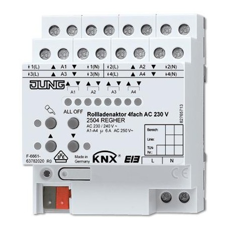 JUNG 2504 REGHER attuatore elettrico Bianco (2504REGHER)