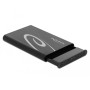 DeLOCK 42610 contenitore di unità di archiviazione Box esterno HDD/SSD Nero 2.5" (42610)