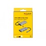 DeLOCK 63260 hub di interfaccia USB 3.2 Gen 2 (3.1 Gen 2) Type-C 10000 Mbit/s Grigio (63260)