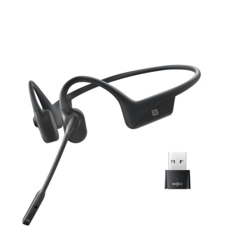 Shokz OpenComm UC - Black Auricolare Wireless A clip Ufficio Bluetooth Nero (C102UCBK)