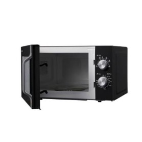 Sharp R-204BA Superficie piana Solo microonde 20 L 800 W Nero, Argento (R204BA)
