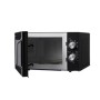 Sharp R-204BA Superficie piana Solo microonde 20 L 800 W Nero, Argento (R204BA)