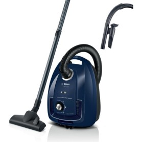 Bosch Serie 4 BGD38BU2 aspirapolvere a traino 4 L Aspiratore a cilindro Secco 600 W Sacchetto per la polvere (BGD38BU2)