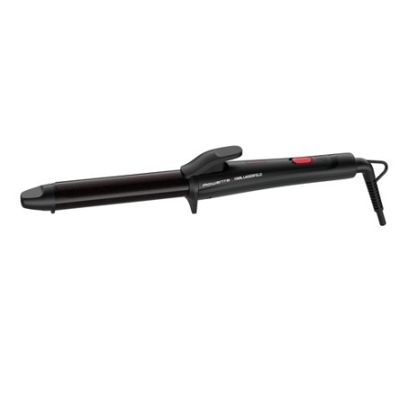 Rowenta X KARL LAGERFELD CF321LF0 messa in piega Ferro per ricci Caldo Nero, Rosso 47 W (CF321L)