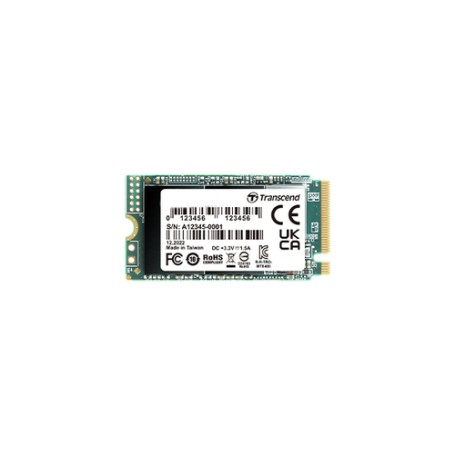 Transcend PCIe SSD 400S M.2 256 GB PCI Express 3D NAND NVMe (TS256GMTE400S)