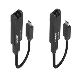 Lindy 43312 moltiplicatore di rete Ricevitore e trasmettitore di rete Nero (43312)