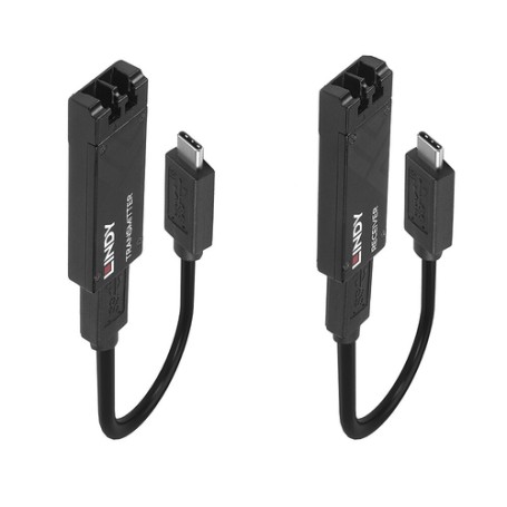 Lindy 43312 moltiplicatore di rete Ricevitore e trasmettitore di rete Nero (43312)