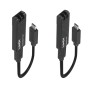 Lindy 43312 moltiplicatore di rete Ricevitore e trasmettitore di rete Nero (43312)