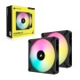 Corsair CO-9050156-WW sistema di raffreddamento per computer Case per computer Ventilatore Nero 2 pz (CO-9050156-WW)