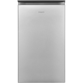 Frigorifero verticale Exquisit KS117-3-010E con vano congelatore, larghezza 47,5 cm, 82 L, illuminazione a LED, argento