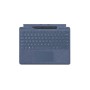 Microsoft Surface 8X6-00101 tastiera per dispositivo mobile Blu Microsoft Cover port QWERTZ Tedesco (8X6-00101)