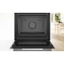 Bosch HSG7584B1 Serie 8 Smarter Forno a vapore da incasso, 60 x 60 cm, serbatoio dell'acqua da 1 l, anello di comando digitale