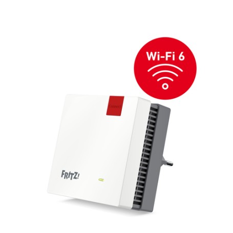 FRITZ!Repeater 1200 AX 3000 Mbit/s Collegamento ethernet LAN Wi-Fi Bianco 1 pz (20002974)