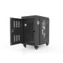 Alcasa PCT01-A20S portable device management cart& cabinet Libera installazione Nero