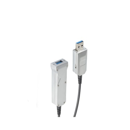shiverpeaks BS30-35085 cavo USB 15 m USB 3.2 Gen 1 (3.1 Gen 1) USB A USB A/Micro-USB B Nero, Argento