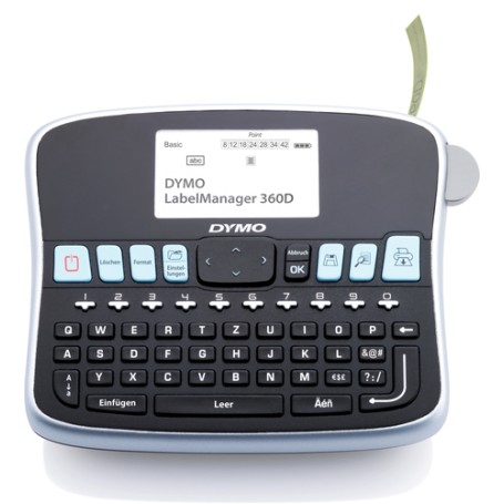 DYMO LabelManager 360D™ QWZ stampante per etichette (CD) Trasferimento termico 180 x 180 DPI Cablato D1 QWERTZ (S0879520)