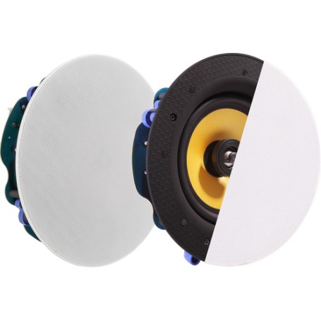 Vision CS-1900 altoparlante 1-via Nero, Bianco, Giallo Cablato 60 W
