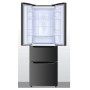 Bomann KG 7361 IX French Door Stand Frigorifero-congelatore combinato, 63,5 cm di larghezza, 320 L