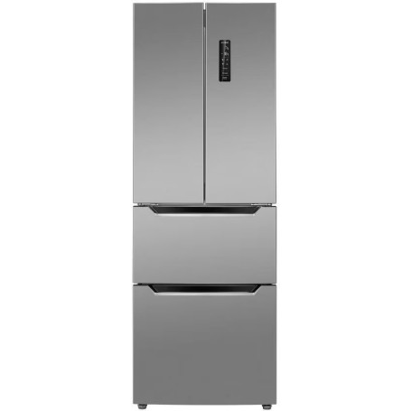 Bomann KG 7361 IX French Door Stand Frigorifero-congelatore combinato, 63,5 cm di larghezza, 320 L