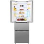 Bomann KG 7361 IX French Door Stand Frigorifero-congelatore combinato, 63,5 cm di larghezza, 320 L