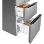 Bomann KG 7361 IX French Door Stand Frigorifero-congelatore combinato, 63,5 cm di larghezza, 320 L
