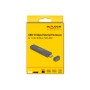 Externes Gehuse M.2 NVMe PCle SSD, SATA SSD (grau, mit USB Typ A-Stecker) (42021)