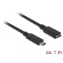 DeLOCK 85533 cavo USB 1 m USB 3.2 Gen 1 (3.1 Gen 1) USB C Nero (85533)