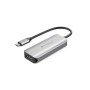HYPER HD41-GL hub di interfaccia USB 2.0 Type-C Nero, Grigio (HD41-GL)