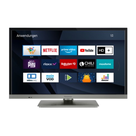 Panasonic TX-24JSW354 TV 61 cm (24") WXGA Smart TV Wi-Fi Argento, Acciaio inossidabile (TX-24JSW354)