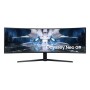 Samsung LS49AG952NU 124,5 cm (49") 5120 x 1440 Pixel 4K Ultra HD QLED Nero, Bianco (LS49AG952NUXEN)