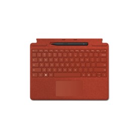 Microsoft Signature with Slim Pen 2 Rosso Microsoft Cover port QWERTZ Tedesco (8X6-00025)
