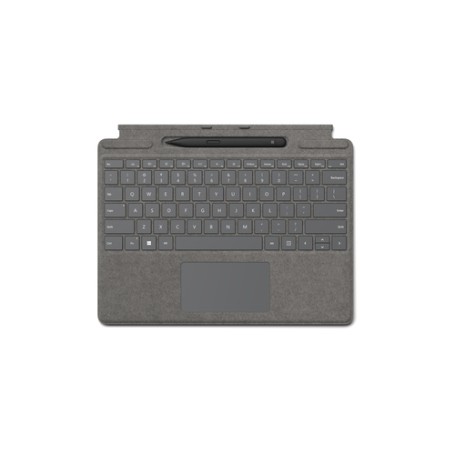 Microsoft Signature with Slim Pen 2 Platino Microsoft Cover port QWERTZ Tedesco (8X6-00065)