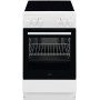 AEG CCB54081BW piano cottura indipendente, 57 L, 50 cm di larghezza, cottura biologica, carrello da forno, bianco